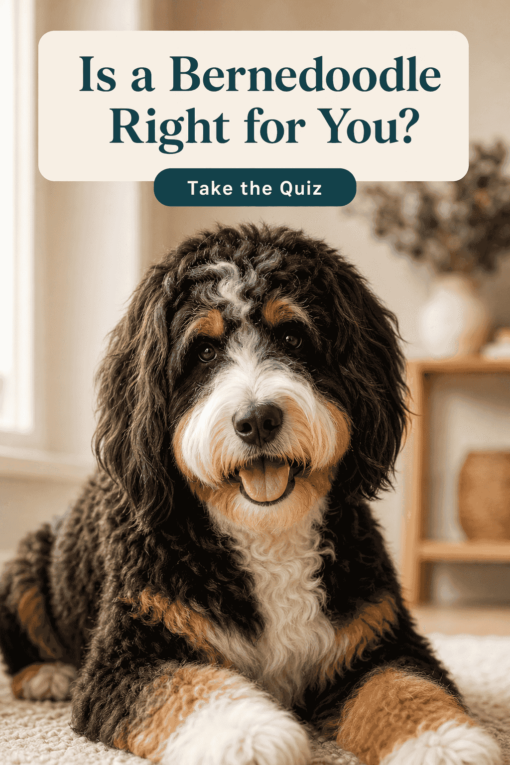 Is a Bernedoodle Right for You? Take the lifestyle fit‑check