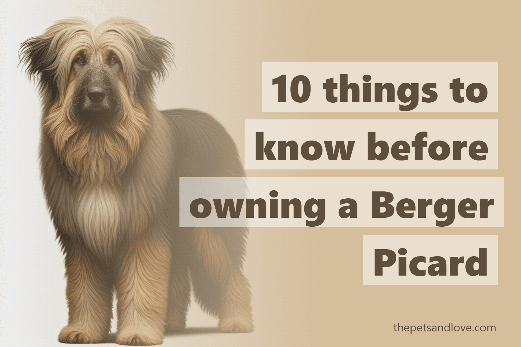 10 things to know before owning a Berger Picard