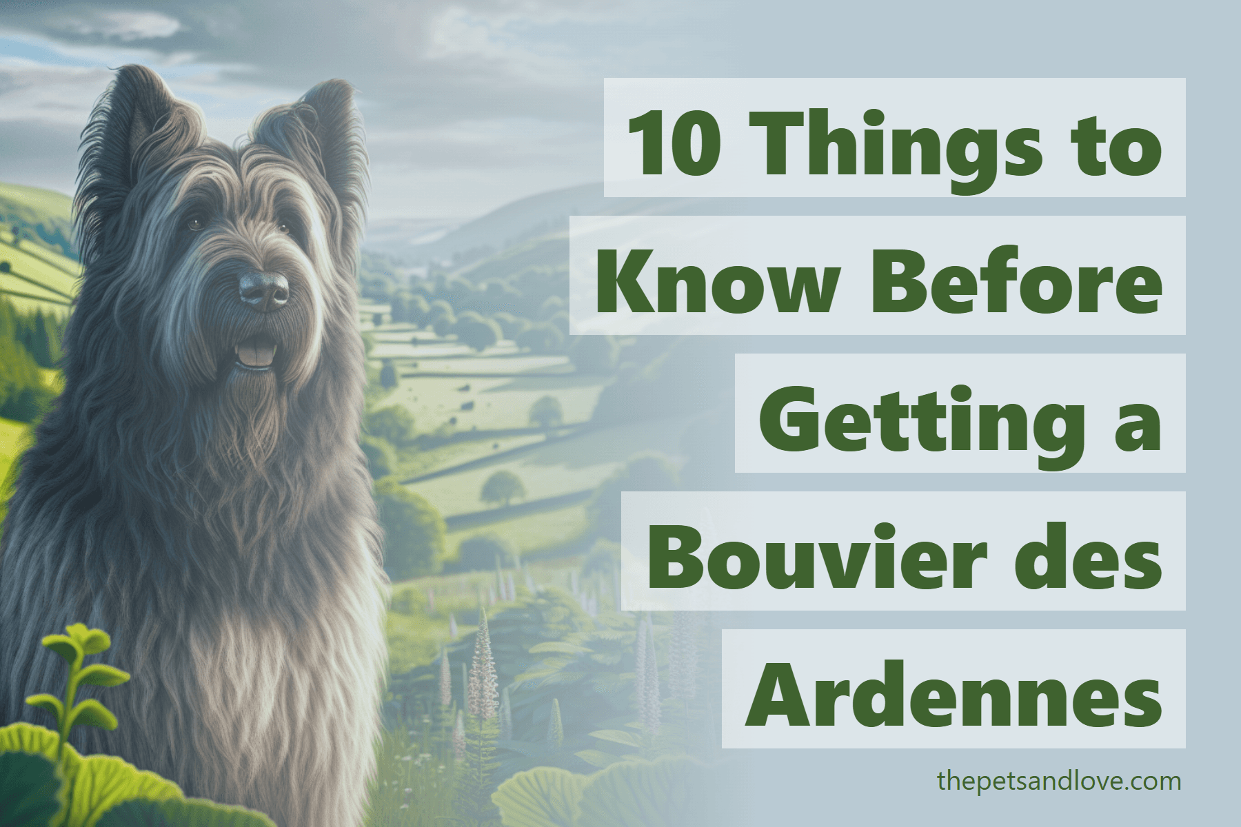10 Things to Know Before Getting a Bouvier des Ardennes