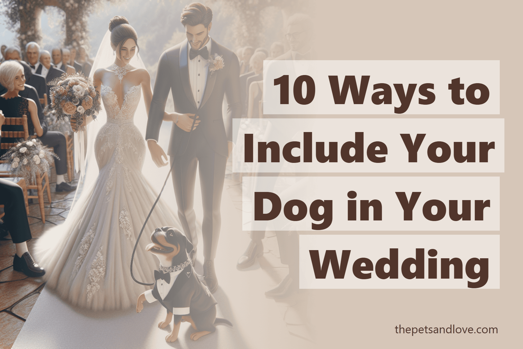 10 Ways to Include Your Dog in Your Wedding