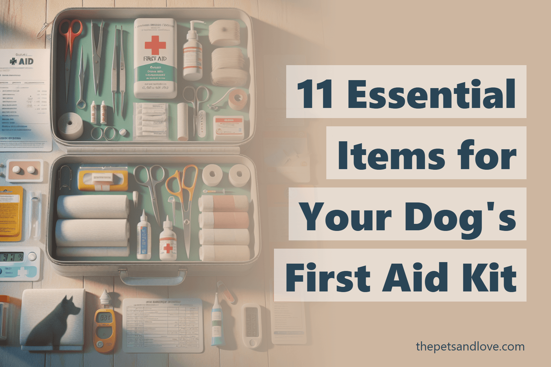 11 Essential Items for Your Dog's First Aid Kit