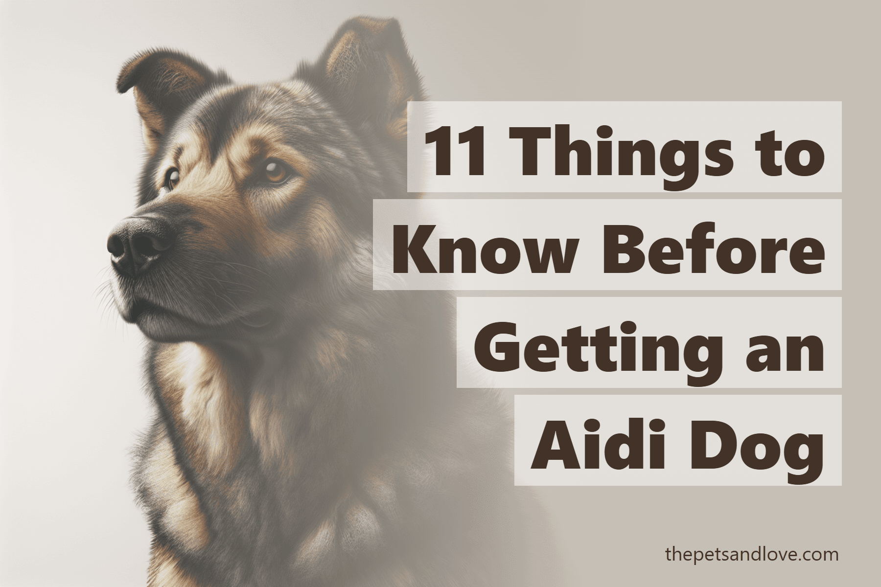 11 Things to Know Before Getting an Aidi Dog