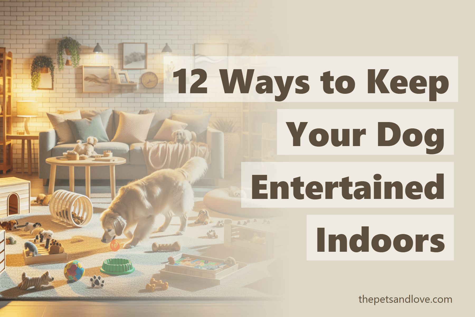 12 Ways to Keep Your Dog Entertained Indoors