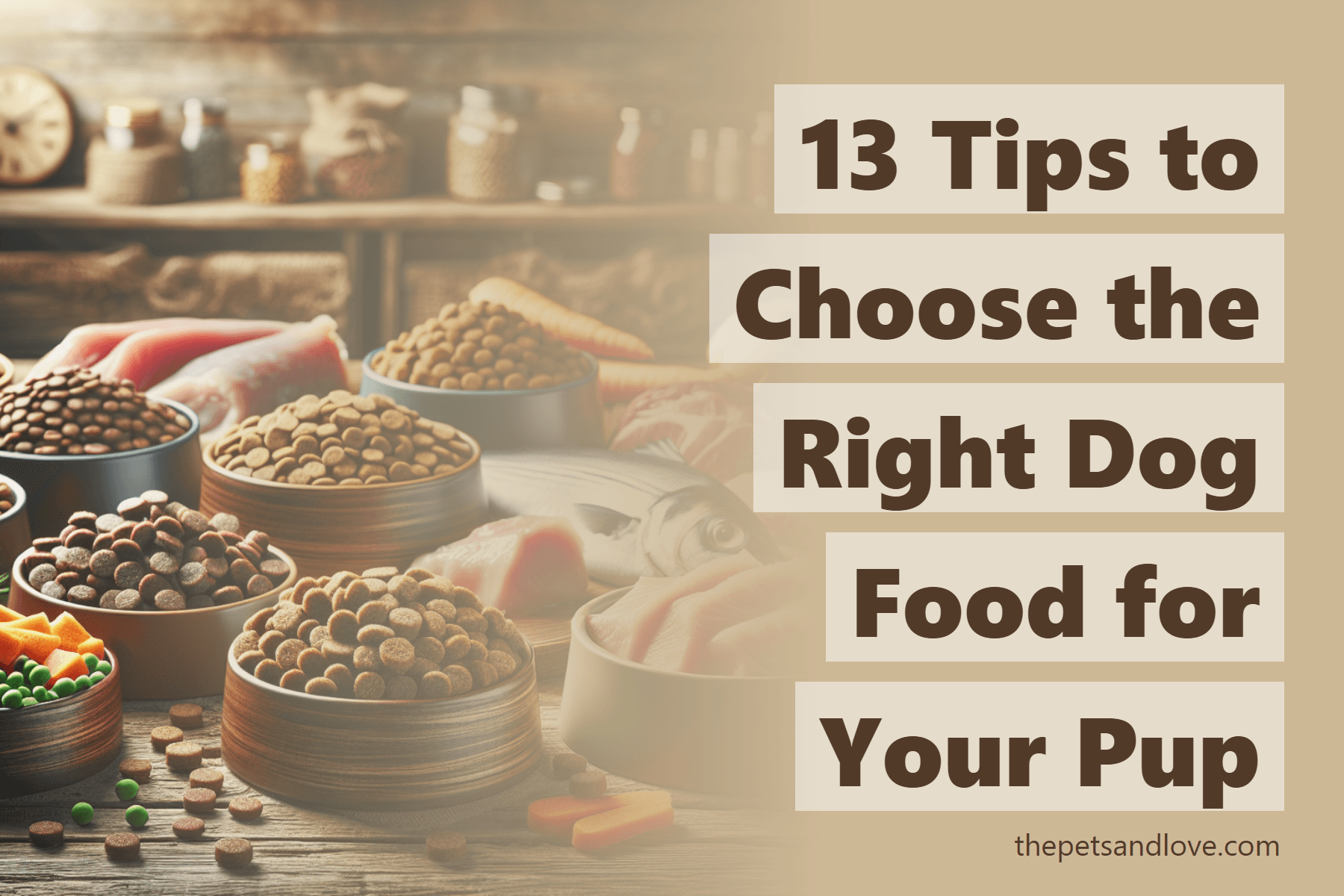 13 Tips to Choose the Right Dog Food for Your Pup