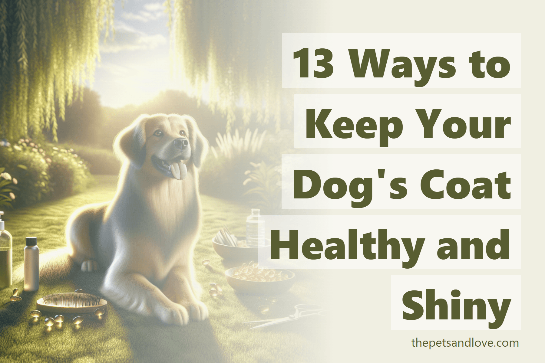 13 Ways to Keep Your Dog's Coat Healthy and Shiny