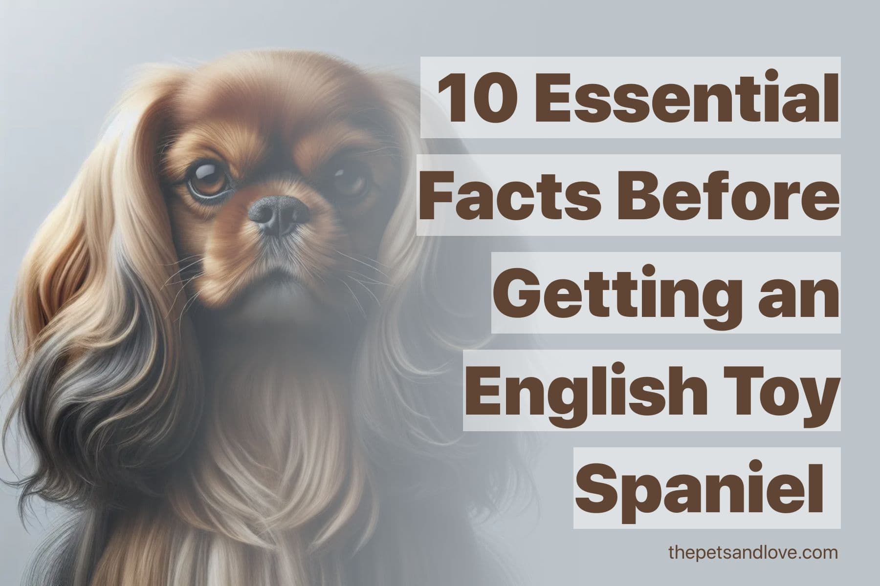 Consider These 14 Factors Before Purchasing an English Toy Spaniel