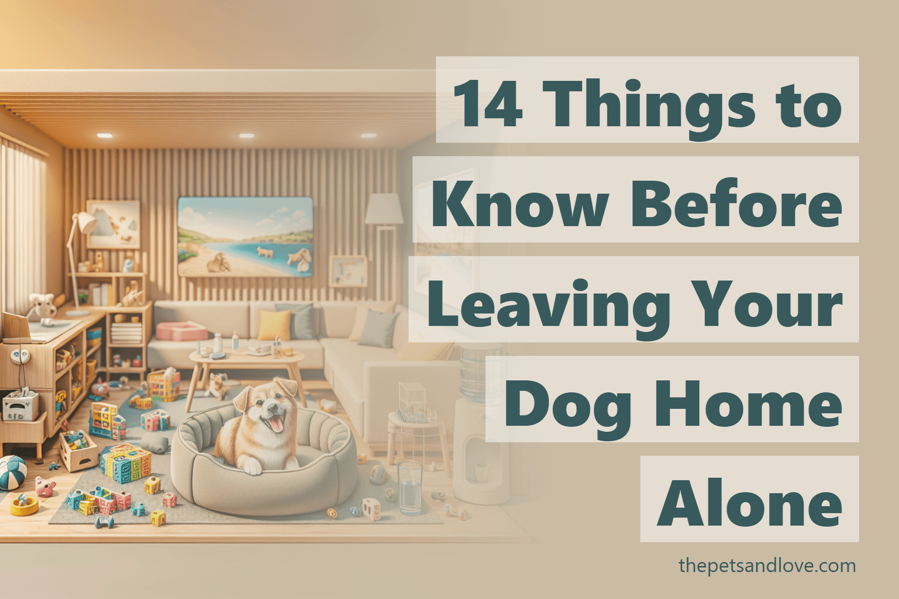 14 Things to Know Before Leaving Your Dog Home Alone