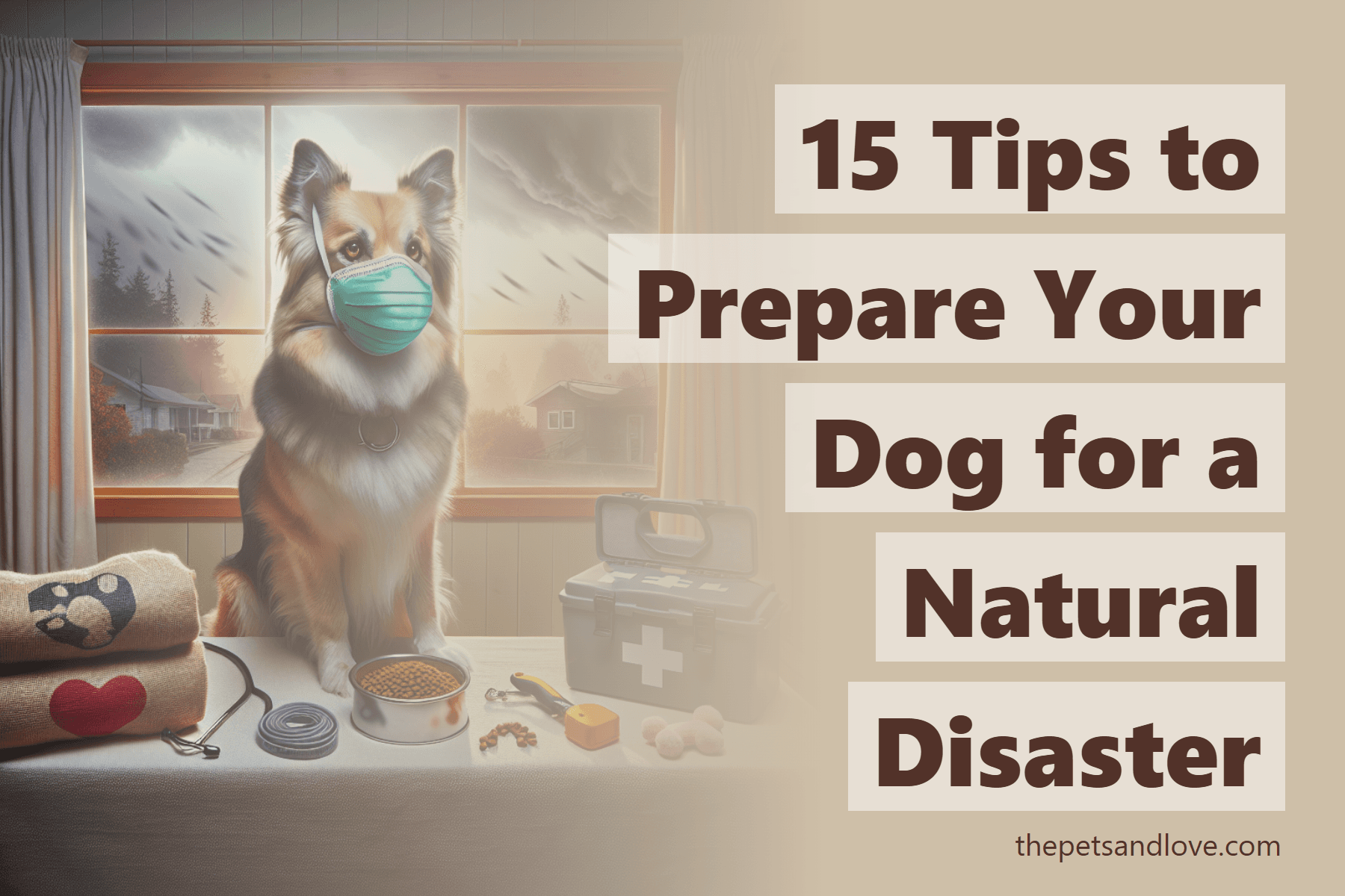 15 Tips to Prepare Your Dog for a Natural Disaster