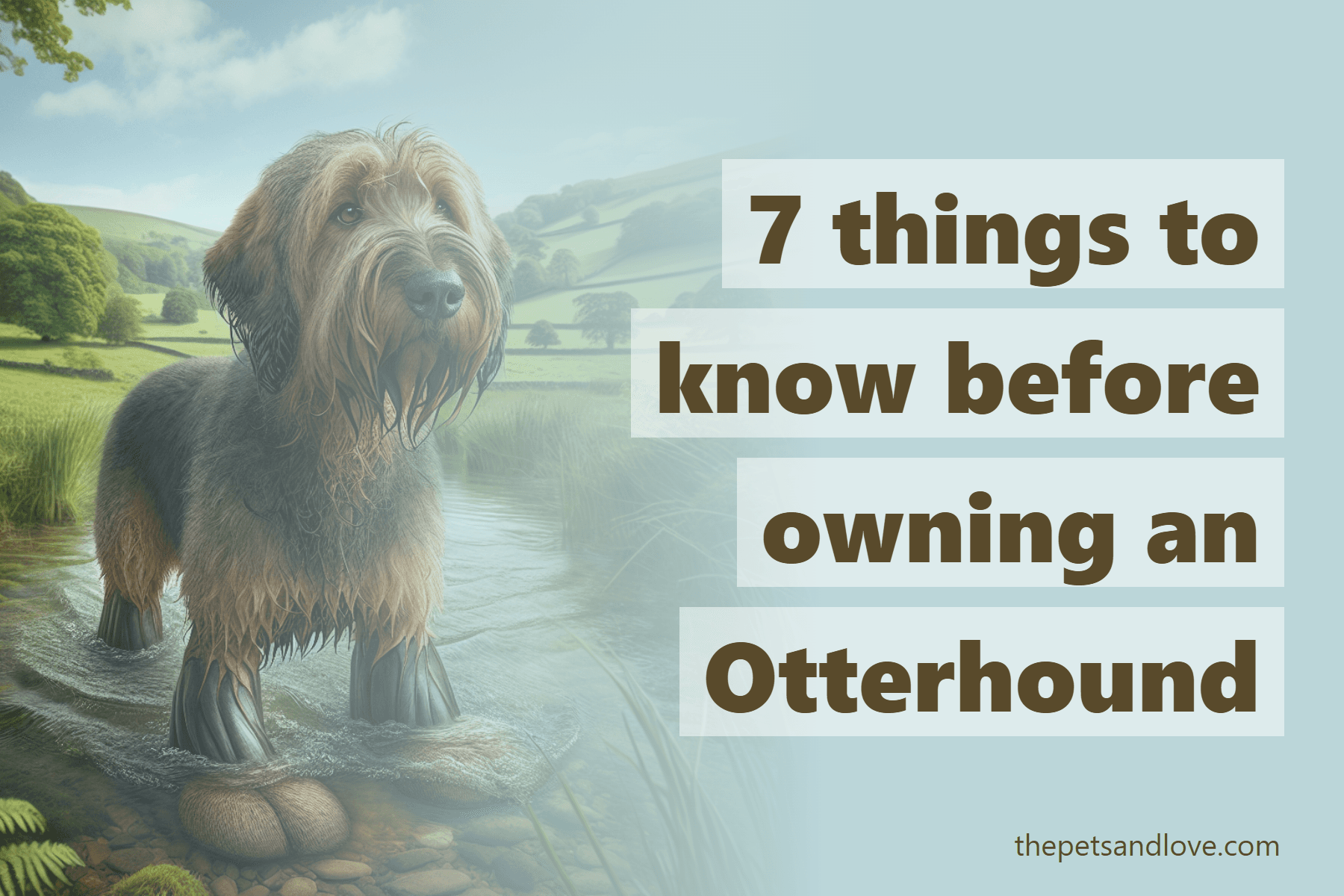 7 things to know before owning an Otterhound