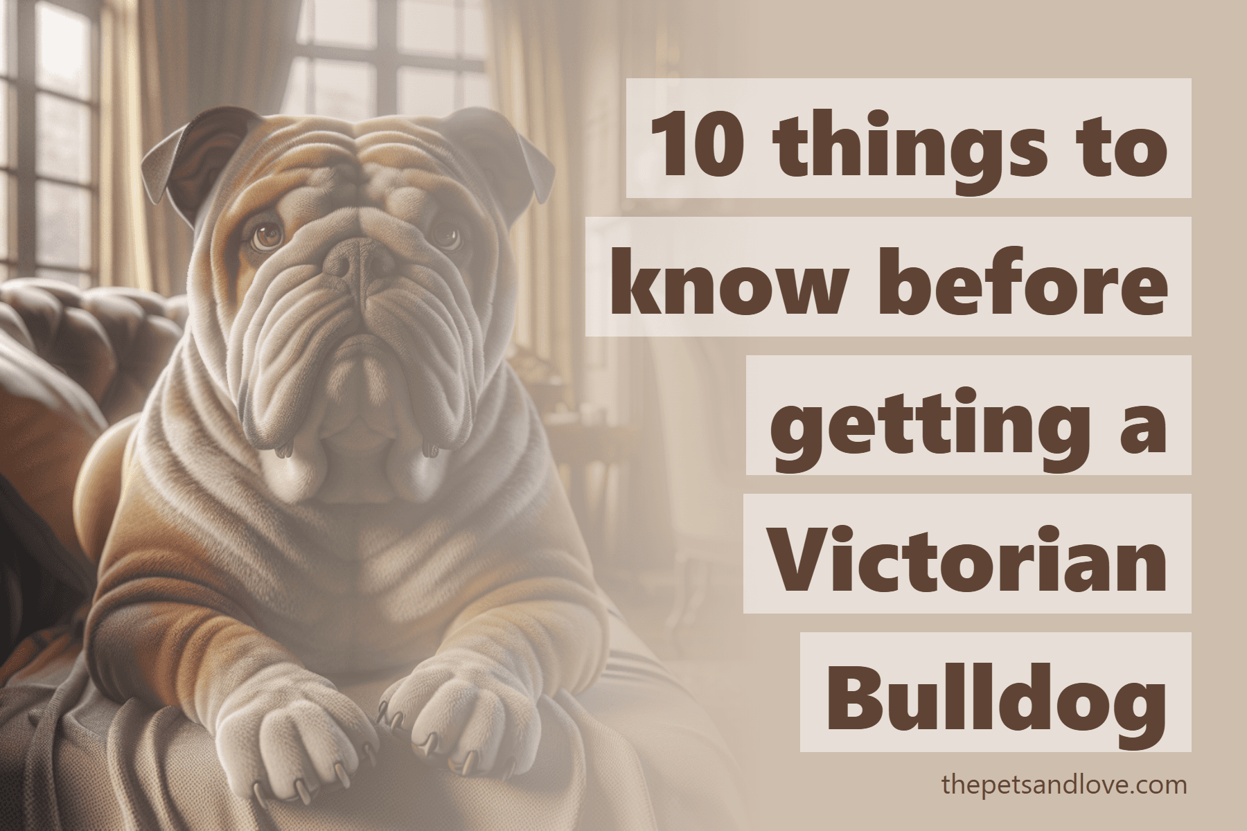 10 things to know before getting a Victorian Bulldog