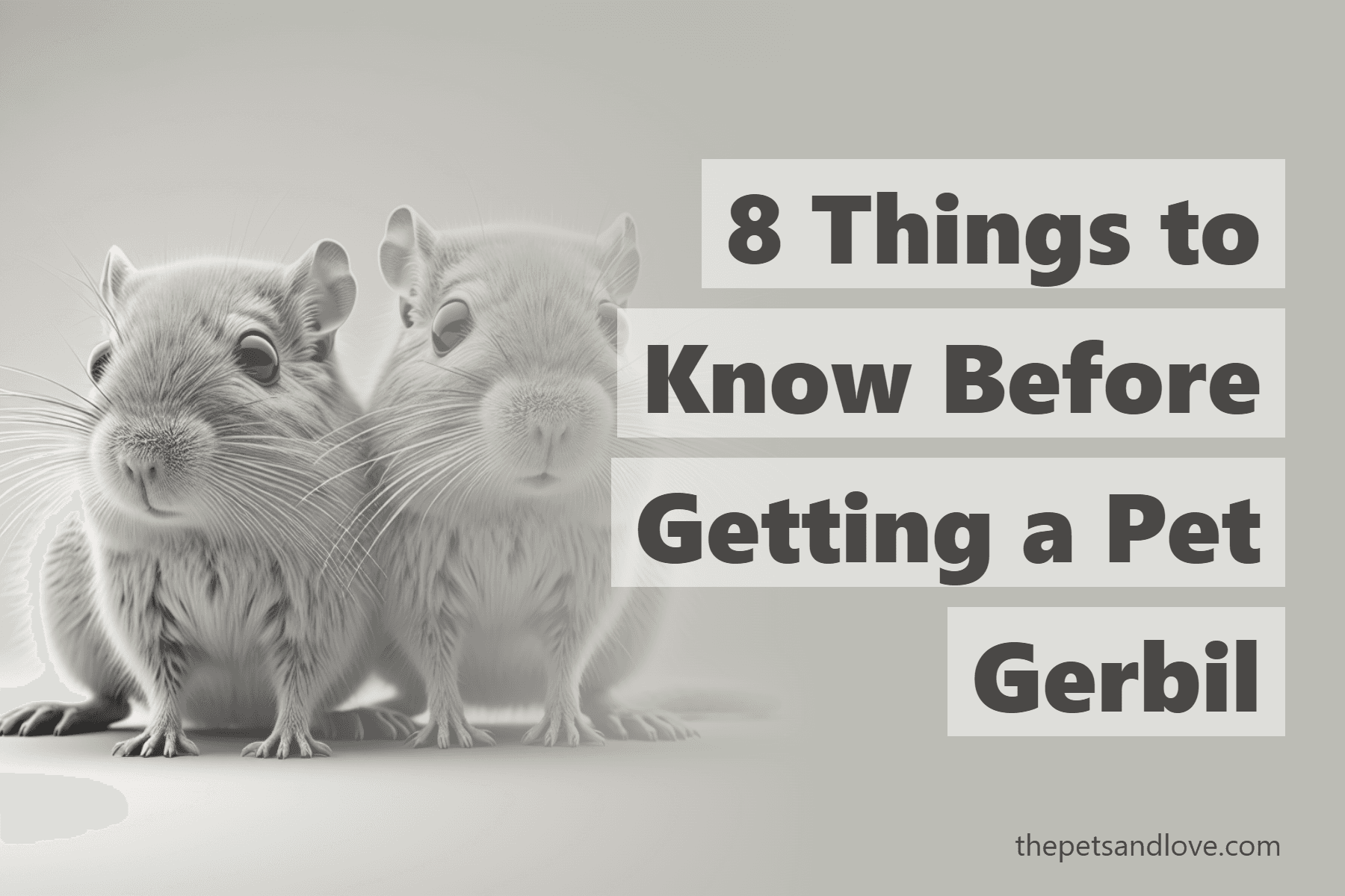 8 Things to Know Before Getting a Pet Gerbil