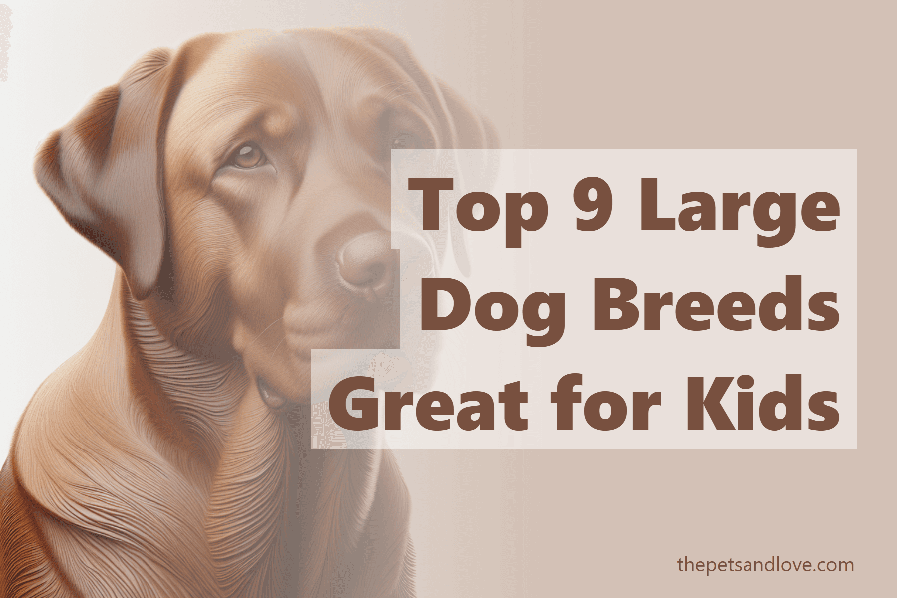 Top 9 Large Dog Breeds Great for Kids