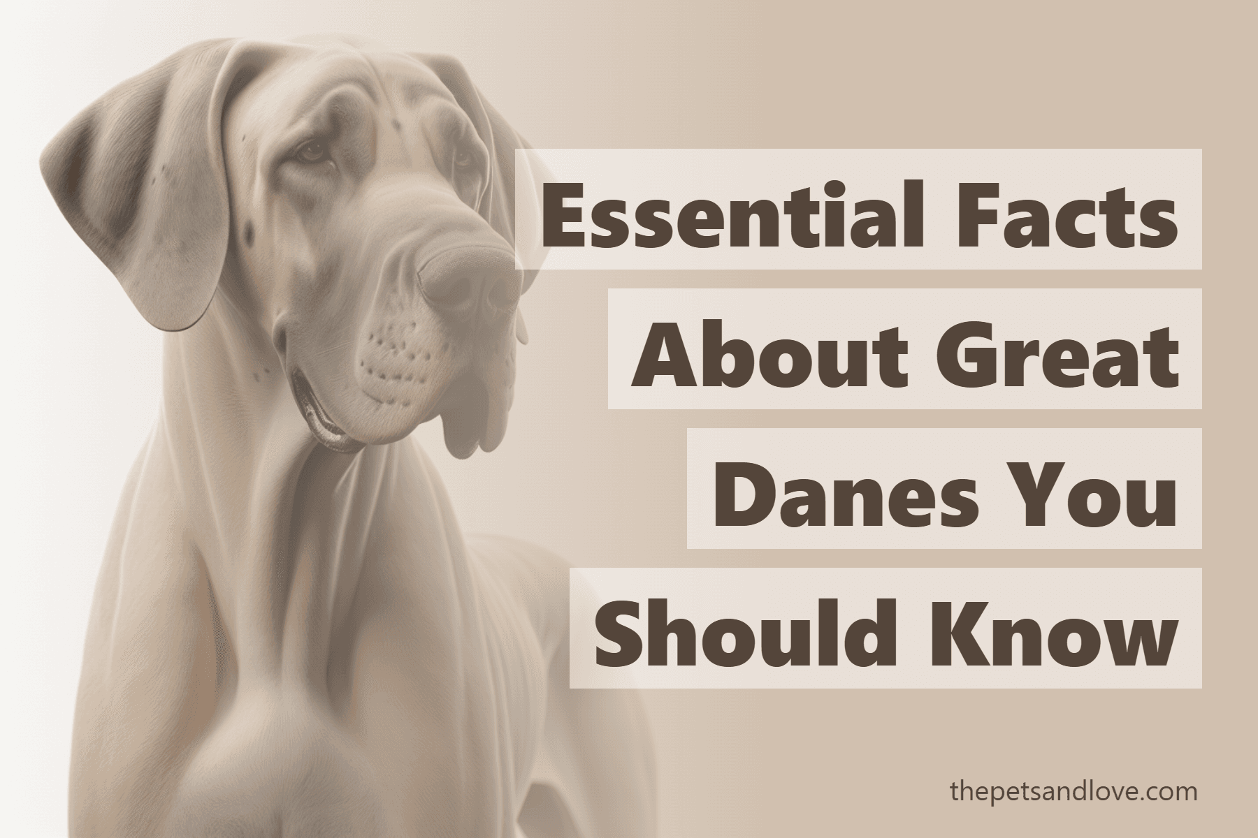 Essential Facts About Great Danes You Should Know