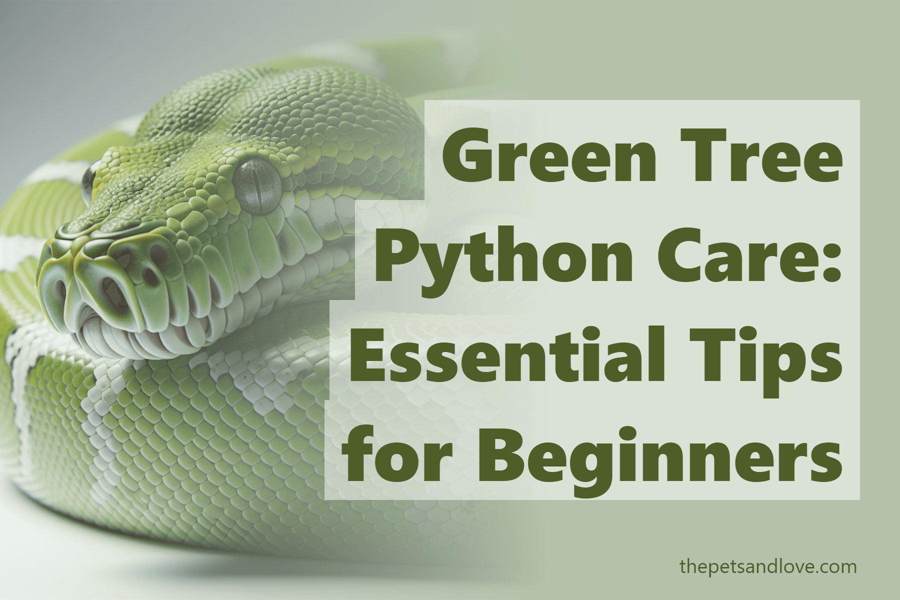 Green Tree Python Care: Essential Tips for Beginners