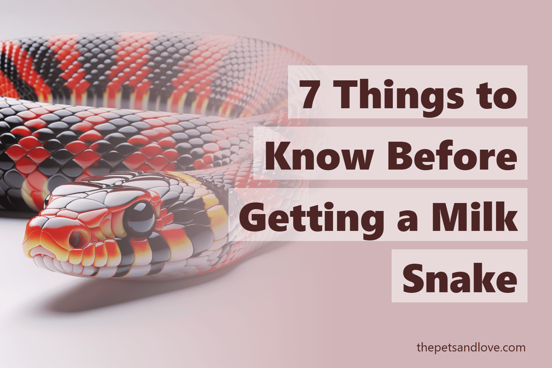 7 Things to Know Before Getting a Milk Snake