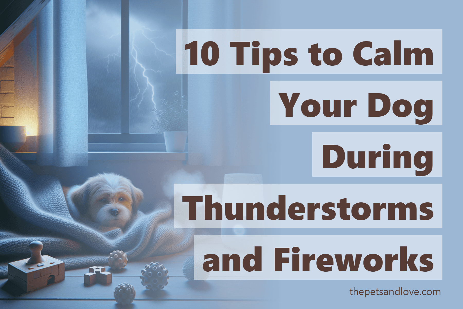 10 Tips to Calm Your Dog During Thunderstorms and Fireworks