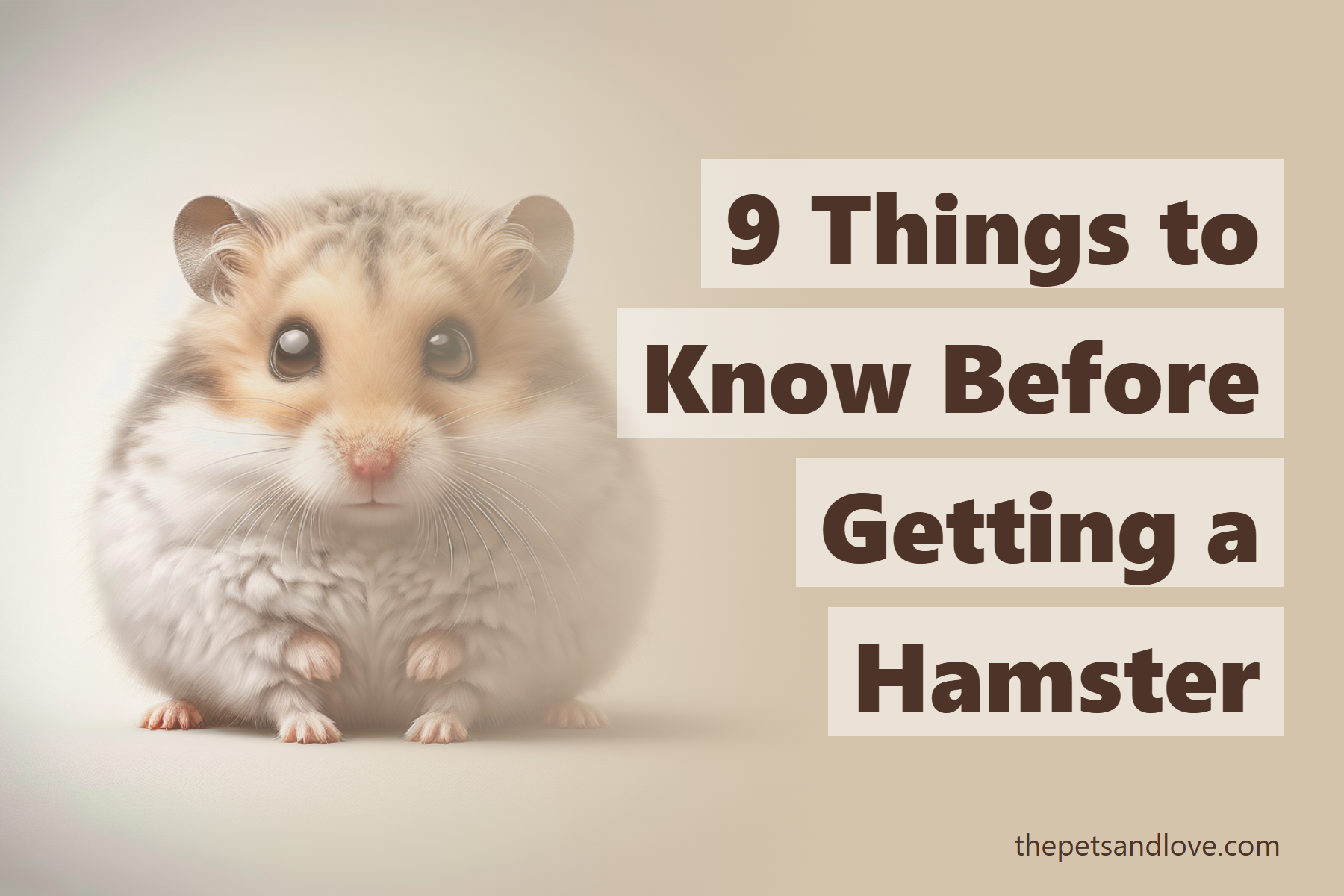 9 Things to Know Before Getting a Hamster